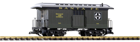 PIKO 38626 - G - Gepäckwagen Santa Fe Railroad